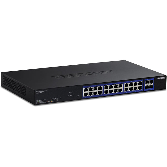 EAN 0710931141221 - Trendnet TEG-3284WS switch Gestionado 2.5G Ethernet (100/1000/2500) Negro imagen 1