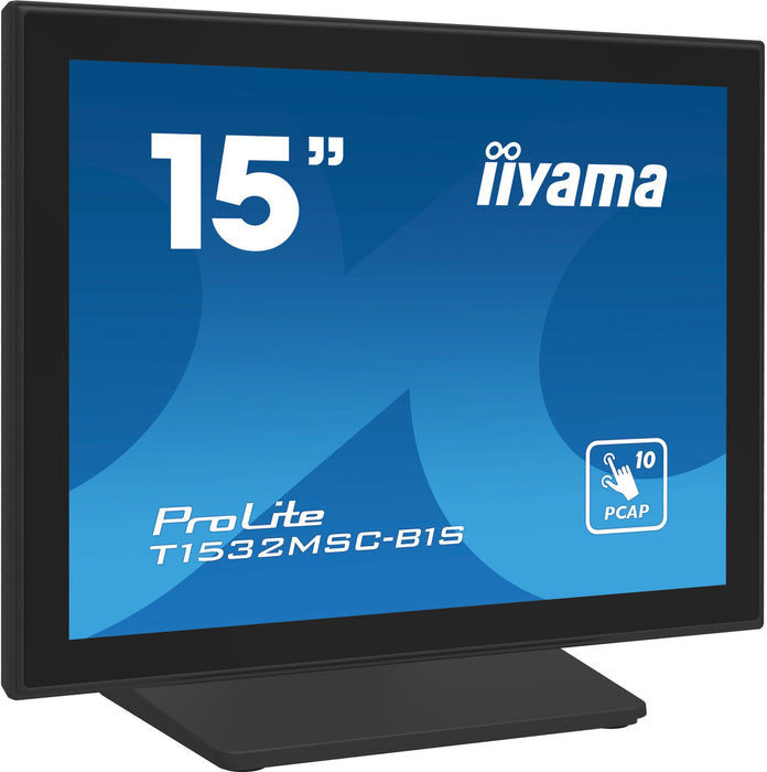 EAN 4948570122097 - iiyama ProLite T1532MSC-B1S pantalla para PC 38,1 cm (15") 1024 x 768 Pixeles XGA LCD Pantalla táctil Neg imagen 2