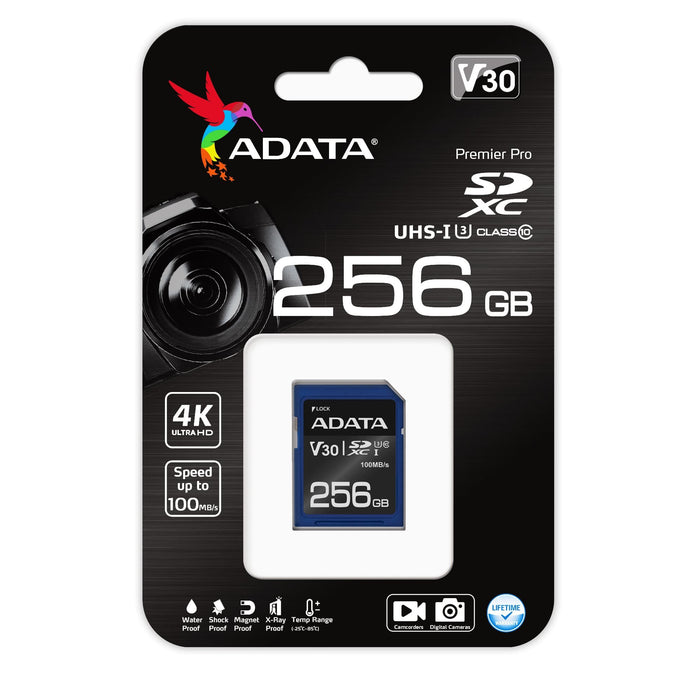 EAN 4713218463944 - ADATA ASDX256GUI3V30S-R memoria flash 256 GB SDXC UHS-I Clase 10 imagen 2
