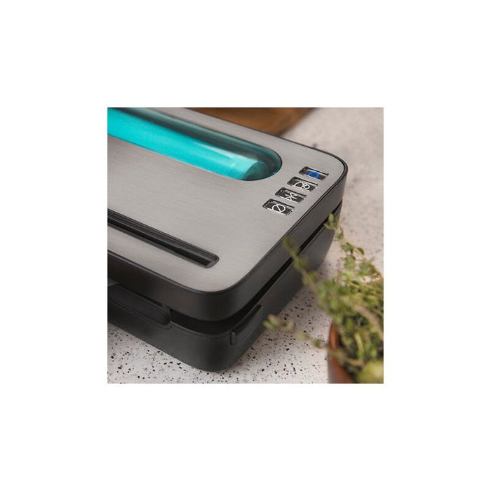 EAN 8435484042567 - Cecotec SealVac 120 SteelCut sellador al vacío 750 mbar Negro imagen 8