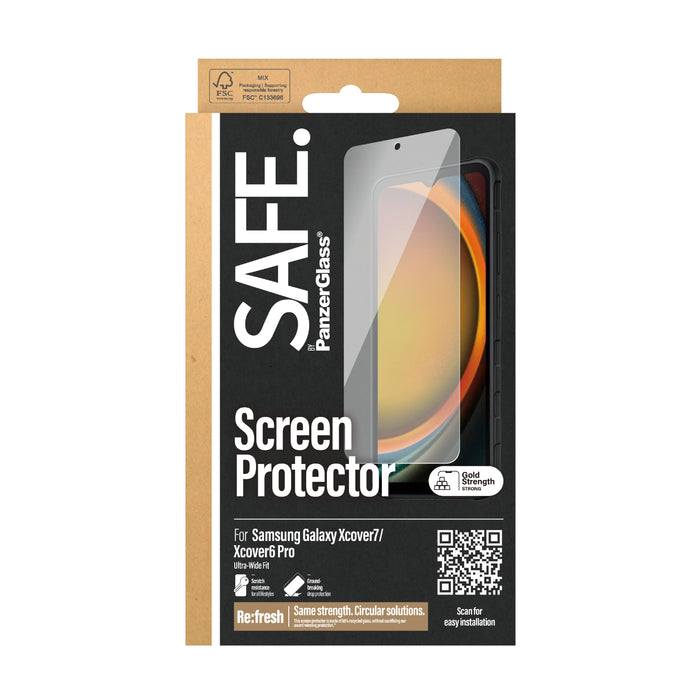 EAN 5711724957352 - PanzerGlass SAFE. Screen Protector Samsung Galaxy Xcover7 Ultra-Wide Fit Protector de pantalla 1 pieza(s) imagen 3