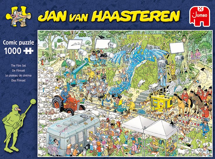 EAN 8710126190746 - Jan van Haasteren The TV Studios 1000 pcs Puzzle rompecabezas 1000 pieza(s) Cómics imagen 6