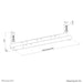 EAN 8721246340010 - Neomounts ADS07-120WH organizador de cables Bandeja de cables Blanco 1 pieza(s) imagen 12