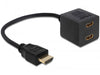 EAN 4043619652266 - DeLOCK 65226 cable HDMI HDMI tipo A (Estándar) 2 x HDMI Negro imagen 1