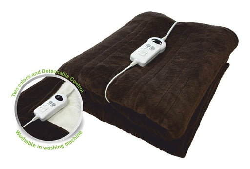 EAN 5608475039997 - Haeger EB-162.001A manta eléctrica y almohadilla 100 W Marrón, Crema de color Vellón imagen 1