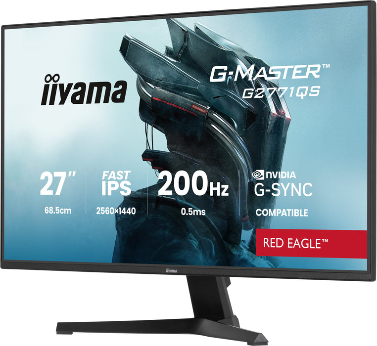 EAN 4948570126576 - iiyama G-MASTER G2771QS-B1 pantalla para PC 68,6 cm (27") 2560 x 1440 Pixeles Wide Quad HD Negro imagen 2