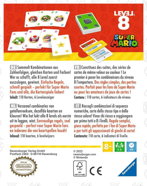 EAN 4005556273430 - Ravensburger Super Mario Level 8 Juego De Cartas imagen 2