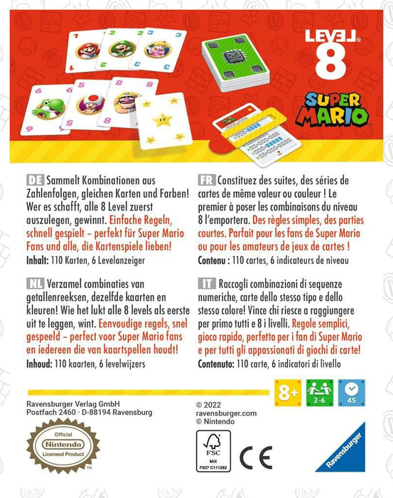 EAN 4005556273430 - Ravensburger Super Mario Level 8 Juego De Cartas imagen 2
