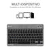 EAN 8436586740573 - SUBBLIM TECLADO SMART BLUETOOTH GREY QWERTY Español Negro, Gris imagen 2