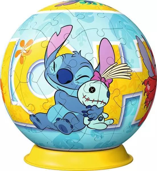 EAN 4005556115969 - Ravensburger 3D Puzzle Ball: Disney Stitch Puzle 3D 73 pieza(s) Dibujos imagen 2