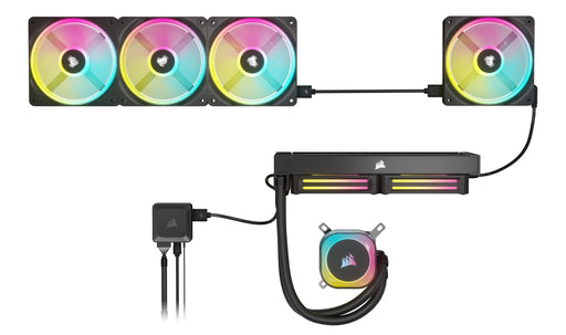 EAN 0840006697930 - Corsair CUE LINK QX120 RGB Carcasa del ordenador Ventilador 12 cm Negro, Blanco 1 pieza(s) imagen 2