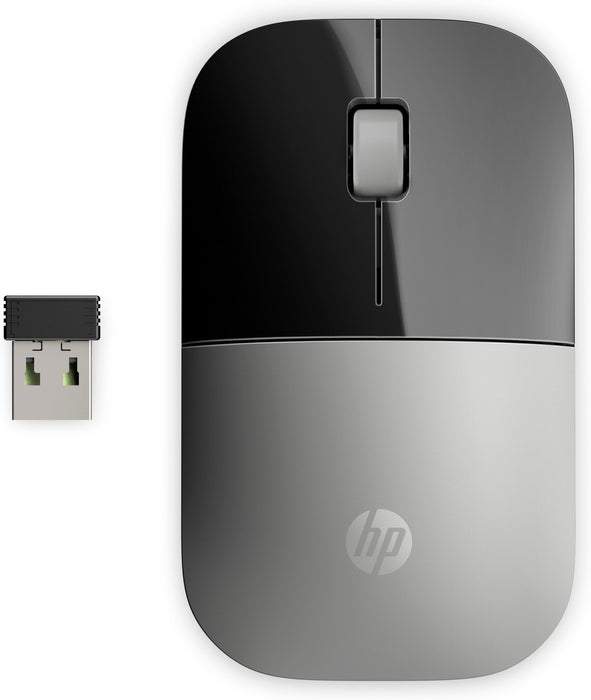 EAN 0190780030592 - HP Z3700 Silver Wireless Mouse ratón Oficina Ambidextro RF inalámbrico Óptico 1200 DPI imagen 1