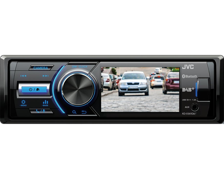 EAN 4975769460012 - JVC KD-X561DBT receptor multimedia para coche Negro, Azul 180 W Bluetooth imagen 2