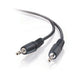 EAN 0757120801214 - C2G 3.5 mm - 3.5 mm 10m M/M cable de audio 3,5mm Negro imagen 1