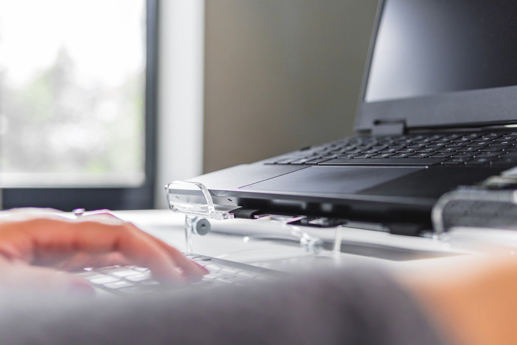 EAN 8717399990905 - BakkerElkhuizen Q-note 350 Soporte para ordenador portátil Transparente 50,8 cm (20") imagen 8