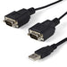 EAN 0065030843492 - StarTech.com ICUSB2322F cable de serie Negro 2,1 m USB 2.0 A 2 x DB-9 imagen 1