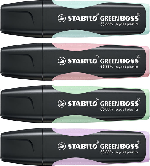 EAN 4006381564229 - STABILO GREEN BOSS marcador 4 pieza(s) Punta de cincel Verde, Menta, Rosa, Violeta imagen 2