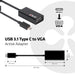 EAN 8719214470081 - CLUB3D USB Type C to VGA Active Adapter USB C Negro imagen 3
