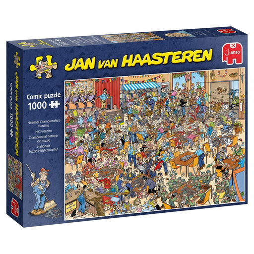 EAN 8710126190906 - Jan van Haasteren National Championships Puzzling 1000 pcs Puzzle rompecabezas 1000 pieza(s) Cómics imagen 1