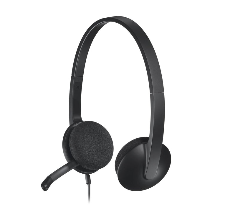 EAN 5099206038844 - Logitech 981-000475 auricular y casco Auriculares Alámbrico Diadema Oficina/Centro de llamadas USB tipo A imagen 2