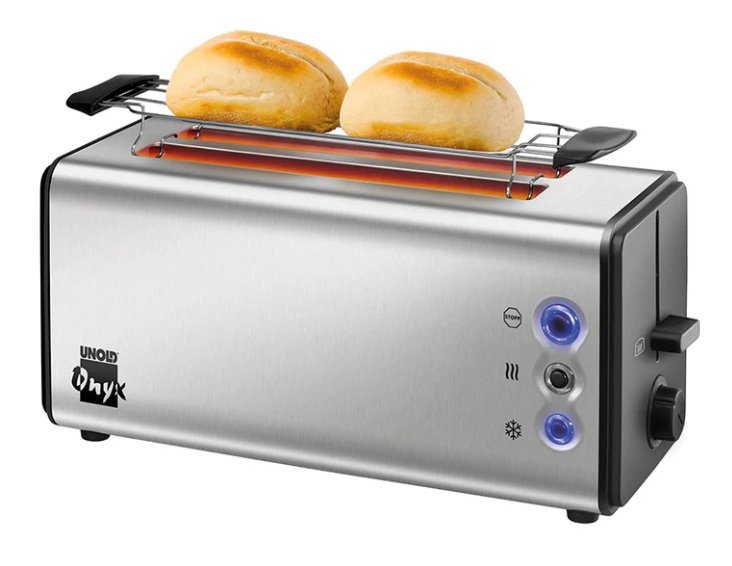 EAN 4011689389153 - Unold Onyx Duplex 4 rebanada(s) 1180 W Negro, Acero inoxidable imagen 2