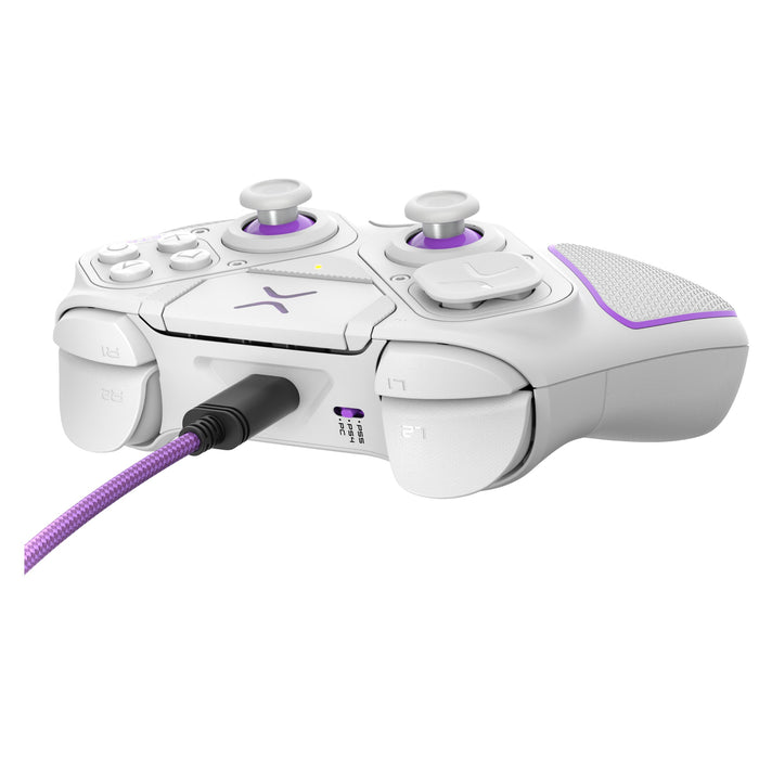 EAN 0708056071967 - PDP 052-002-WH mando y volante Violeta, Blanco RF/USB Gamepad Analógico/Digital PC, PlayStation 4, PlaySt imagen 8