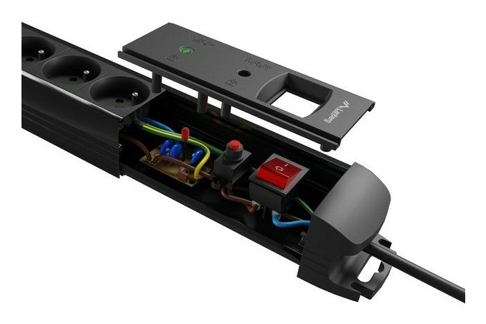 EAN 5901969439809 - Lanberg SP1-05F-0150-BK base múltiple 1,5 m 5 salidas AC Interior Negro imagen 6