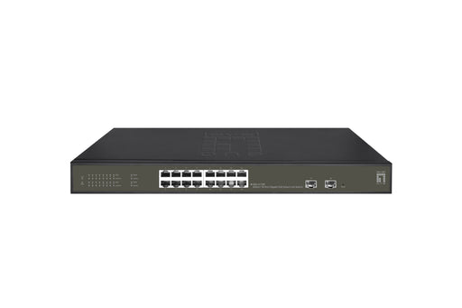 EAN 4015867229224 - LevelOne GES-2118P switch Gestionado L2 Gigabit Ethernet (10/100/1000) Energía sobre Ethernet (PoE) Negro imagen 1