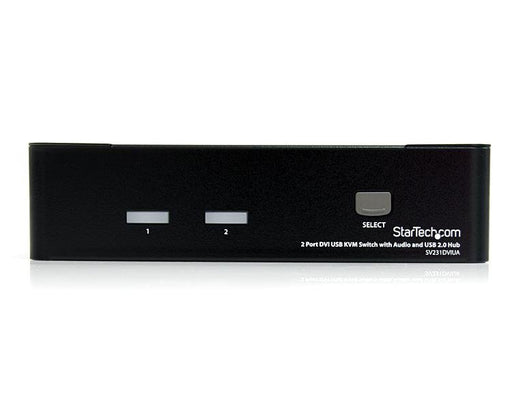 EAN 0065030842075 - StarTech.com SV231DVIUA interruptor KVM Negro imagen 2