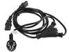 EAN 5901969409789 - Lanberg CA-C13C-13CC-0018-BK cable de transmisión Negro 2 m C13 acoplador CEE7/7 imagen 3