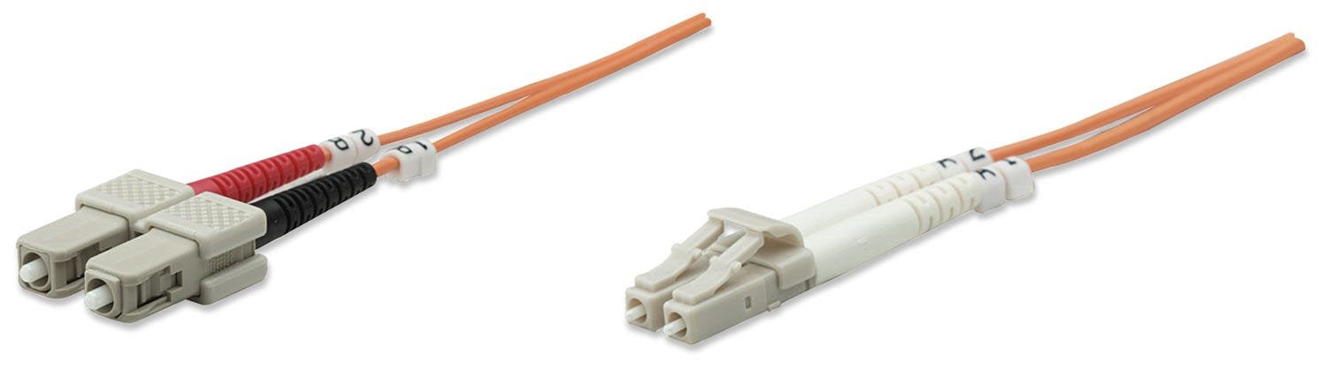 EAN 0766623470377 - Intellinet 470377 Cable de fibra óptica e InfiniBand 2 m LC SC Naranja imagen 1