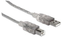 EAN 0766623340458 - Manhattan 340458 cable USB USB 2.0 3 m USB A Plata imagen 2