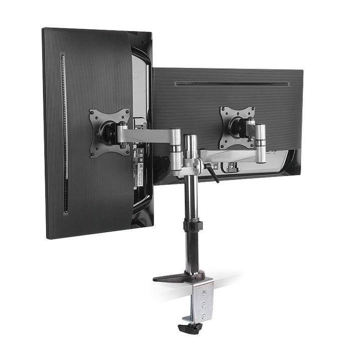 EAN 4052792054200 - LogiLink BP0077 soporte para monitor 68,6 cm (27") Escritorio Negro, Acero inoxidable imagen 3