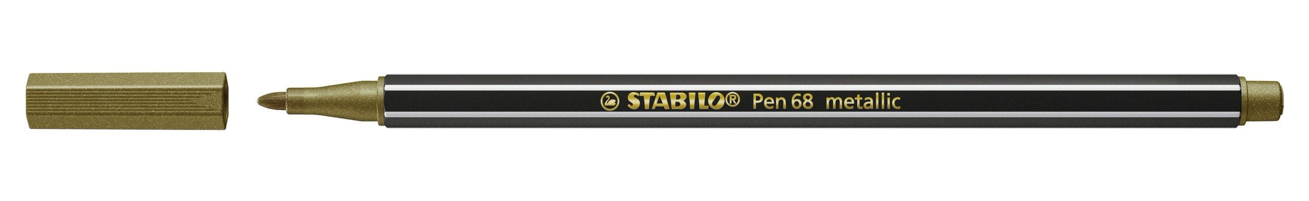 EAN 4006381530187 - STABILO Pen 68 metallic rotulador Medio Oro 1 pieza(s) imagen 1