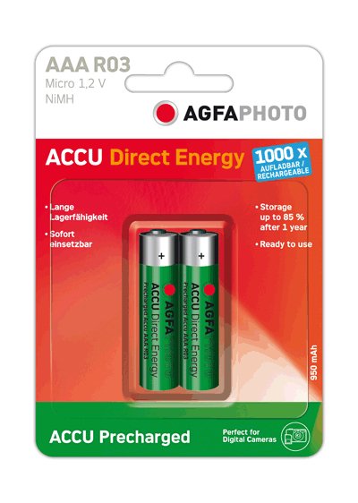 EAN 4250175803944 - AgfaPhoto Direct Energy AAA Níquel-metal hidruro (NiMH) imagen 1