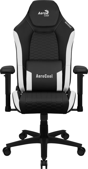 EAN 4711099471201 - Aerocool CROWNBW silla para videojuegos Silla para videojuegos universal Asiento acolchado Negro, Blanco imagen 2
