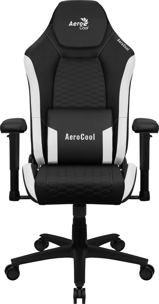 EAN 4711099471201 - Aerocool CROWNBW silla para videojuegos Silla para videojuegos universal Asiento acolchado Negro, Blanco imagen 2