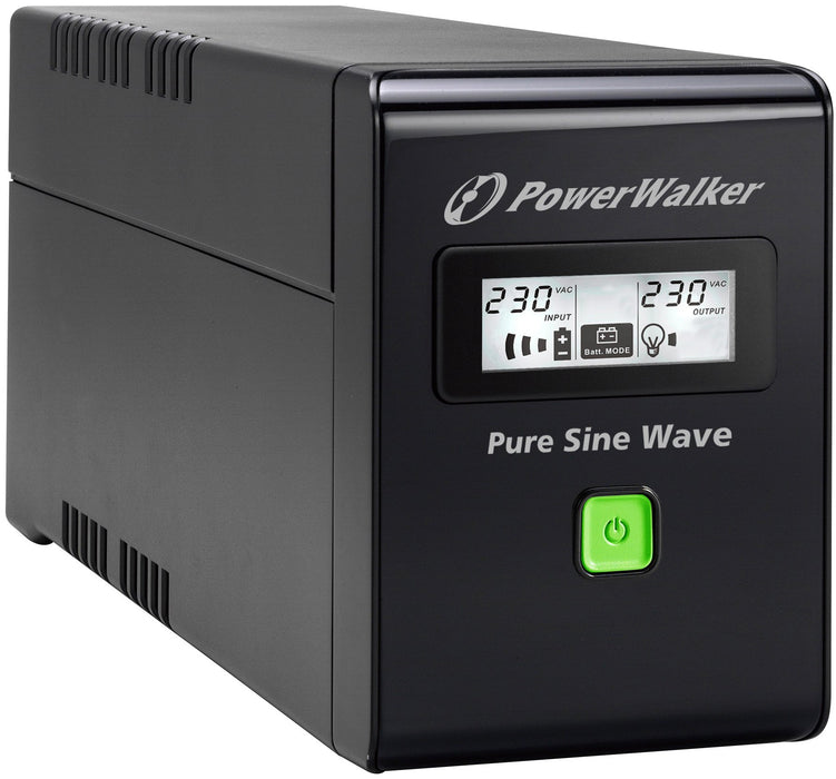 EAN 4260074976298 - PowerWalker VI 600 SW sistema de alimentación ininterrumpida (UPS) Línea interactiva 0,6 kVA 360 W 2 sali imagen 3