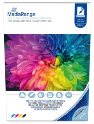 EAN 4260459619765 - MediaRange MRINK116 papel fotográfico A4 Blanco Mate imagen 1