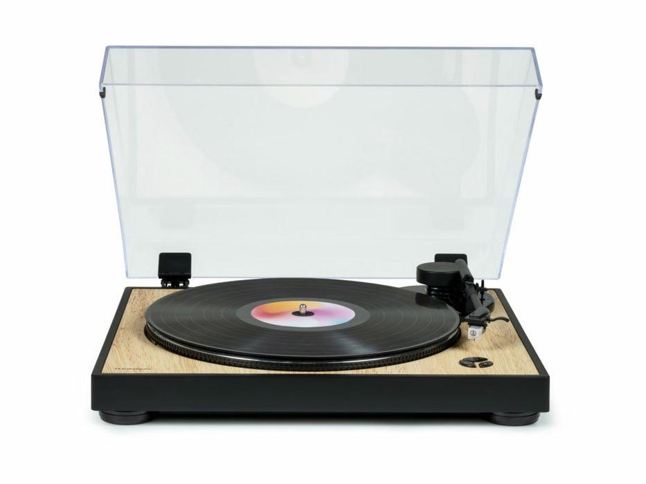 EAN 3499550387261 - Thomson TT300 tocadisco Tocadiscos de tracción por correa Negro, Amarillo imagen 1