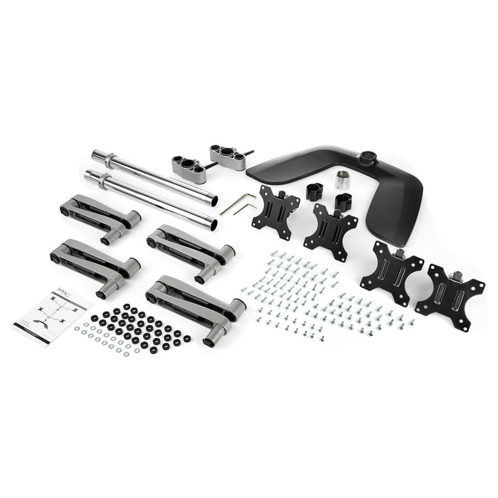 EAN 65030879903 - StarTech.com ARMQUADSS soporte para monitor 81,3 cm (32") Negro, Plata imagen 8