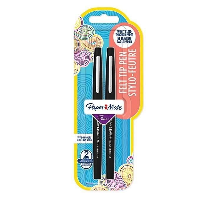 EAN 3026980270612 - Papermate Flair Original rotulador Medio Negro 2 pieza(s) imagen 1
