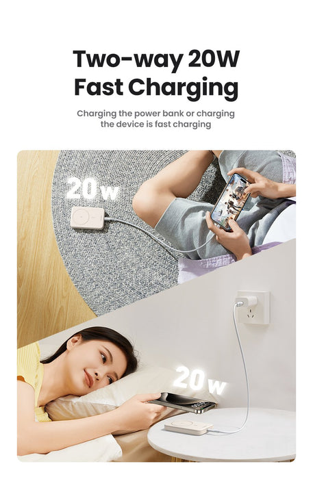 EAN 6941876222087 - Ugreen 25208 batería externa 10000 mAh Cargador inalámbrico Beige imagen 10