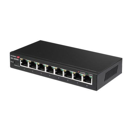 EAN 4717964704733 - Edimax GS-5008E switch Gestionado Gigabit Ethernet (10/100/1000) Negro imagen 2