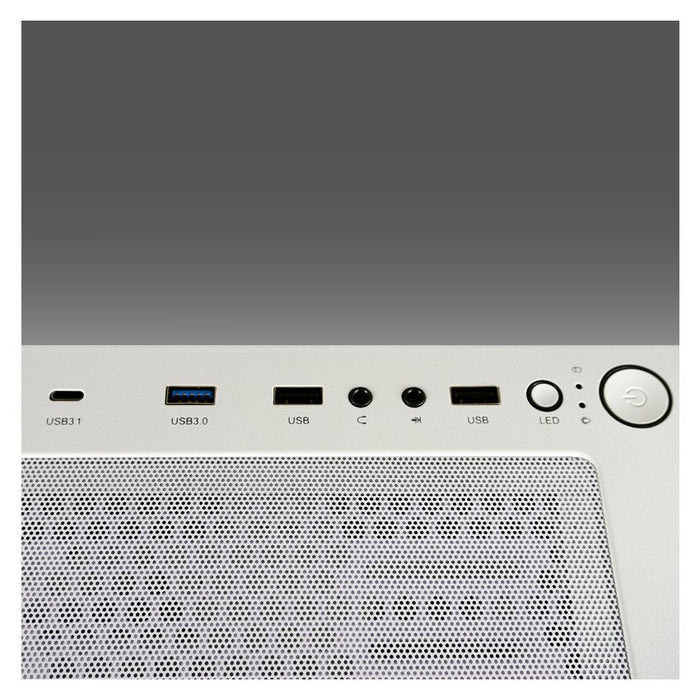 EAN 4260070128974 - LC-Power Gaming 802W Midi Tower Blanco imagen 8