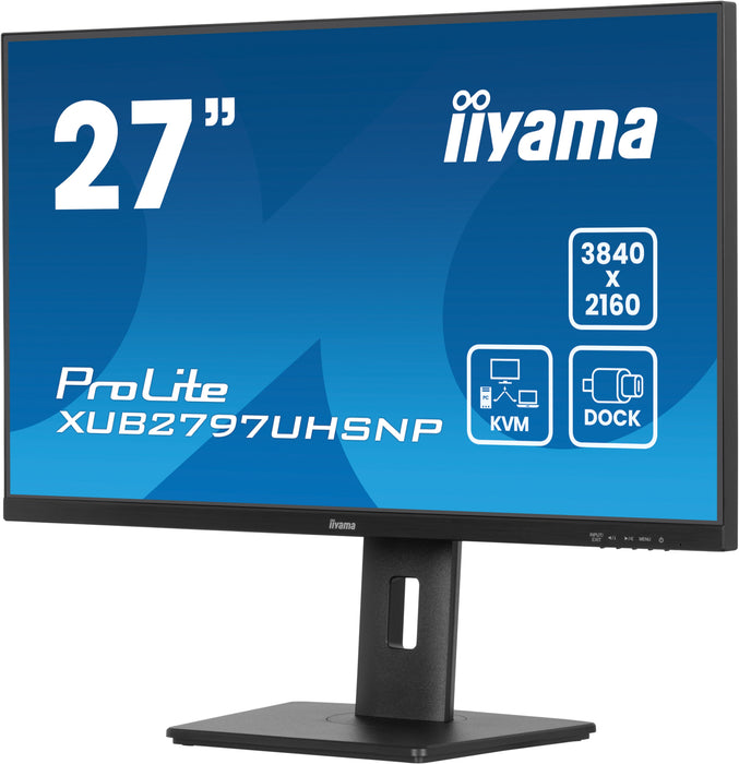 EAN 4948570123810 - iiyama ProLite XUB2797UHSNP-B1 pantalla para PC 68,6 cm (27") 3840 x 2160 Pixeles 4K Ultra HD LED Negro imagen 5