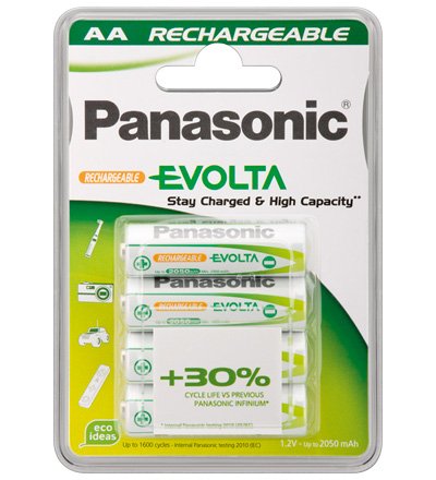 EAN 5410853045250 - Wentronic AA 2.05Ah NiMH 4-BL EVOLTA Panasonic Batería recargable Níquel-metal hidruro (NiMH) imagen 1