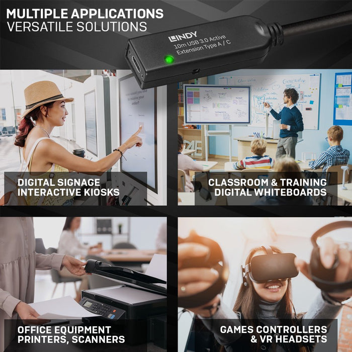 EAN 4002888433761 - Lindy 43376 cable USB USB 3.2 Gen 1 (3.1 Gen 1) 10 m USB A USB C Negro imagen 6