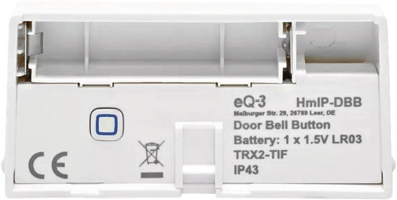 EAN 4047976506576 - Homematic IP Klingeltaste Blanco Inalámbrico imagen 3