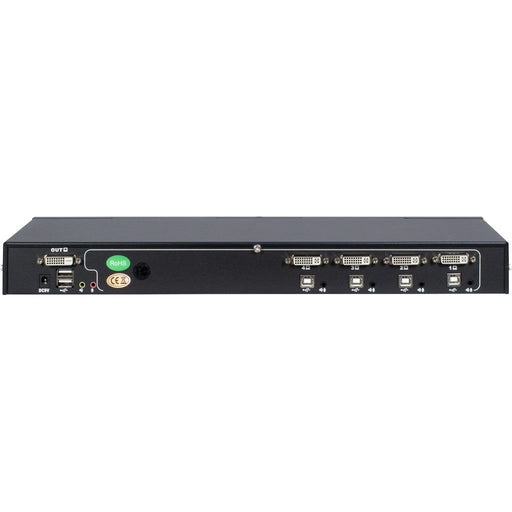 EAN 4260455645744 - Inter-Tech AS-9104DA interruptor KVM Montaje en rack Negro imagen 2